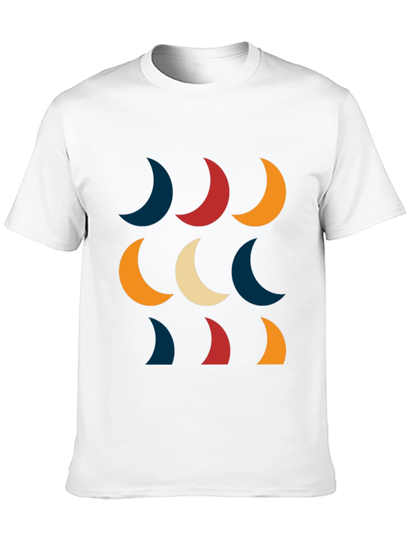 Retro Crescent Moon Graphic Tee