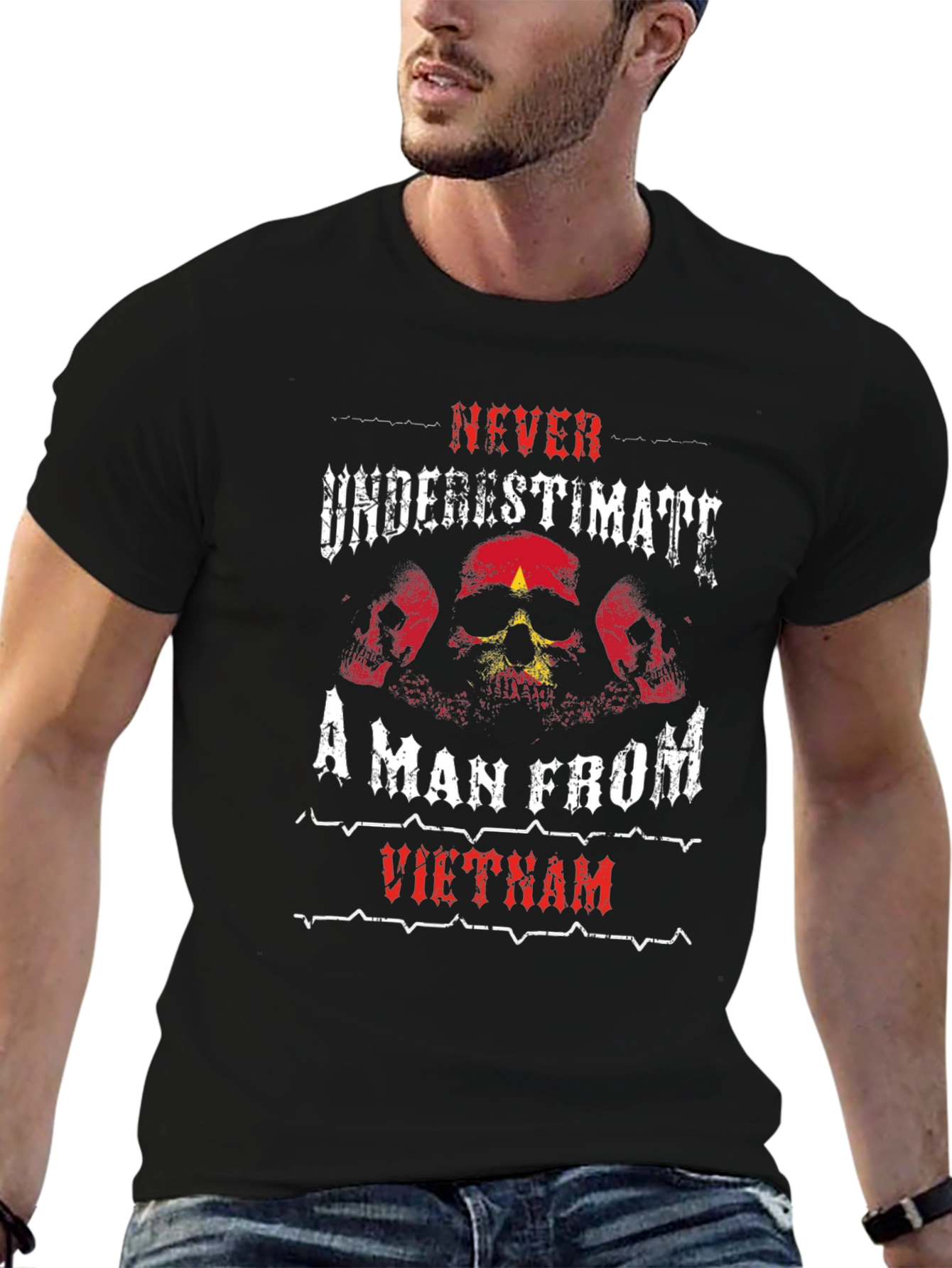 Never Underestimate Vietnam Man T-Shirt