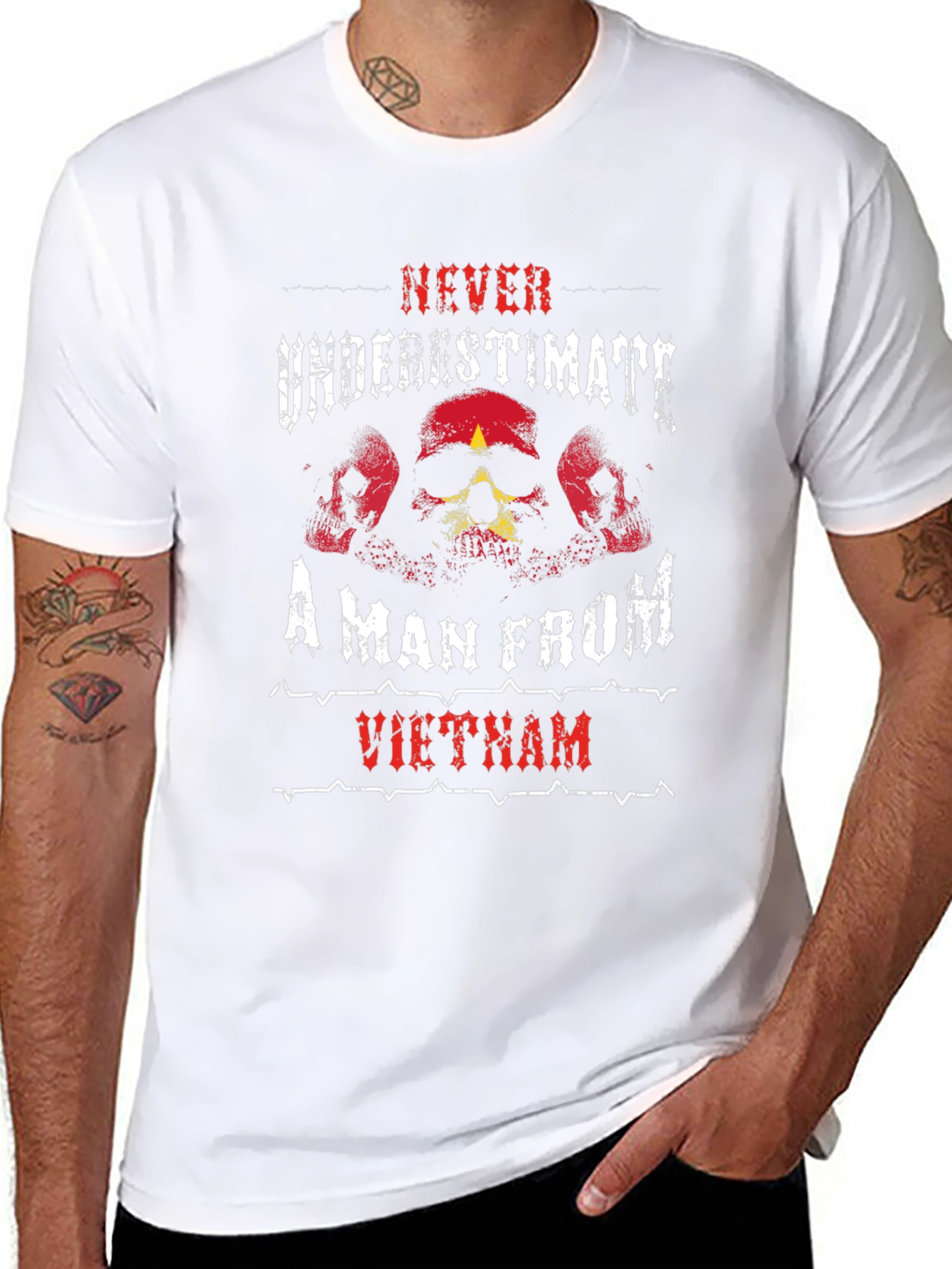 Never Underestimate Vietnam Man T-Shirt