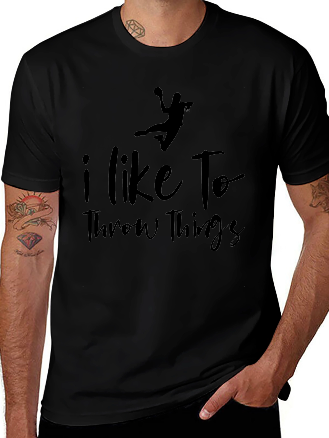 I Like To Throw Things - Funny T-Shirt