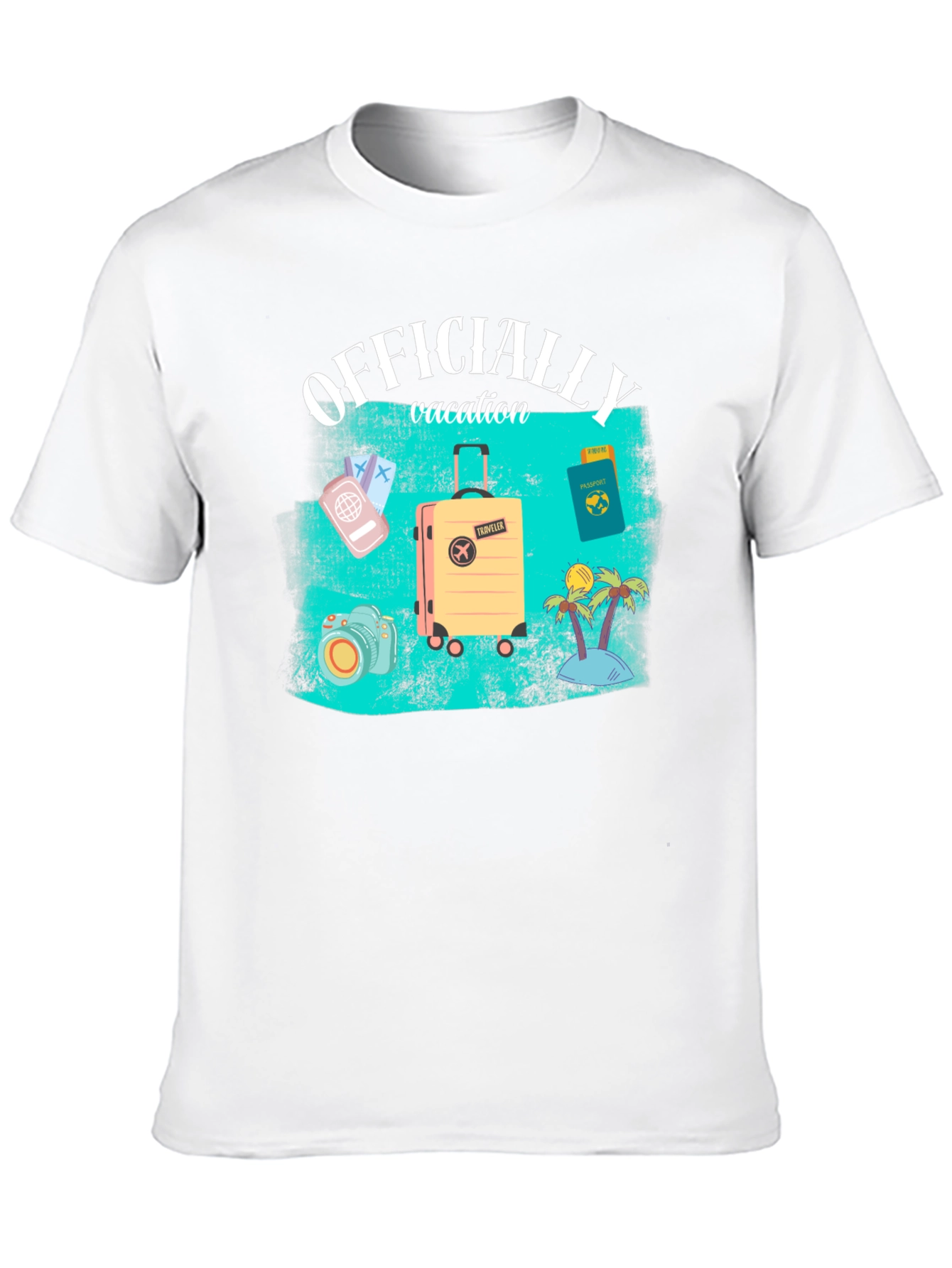 Officially Vacation Mode Graphic Tee - Black