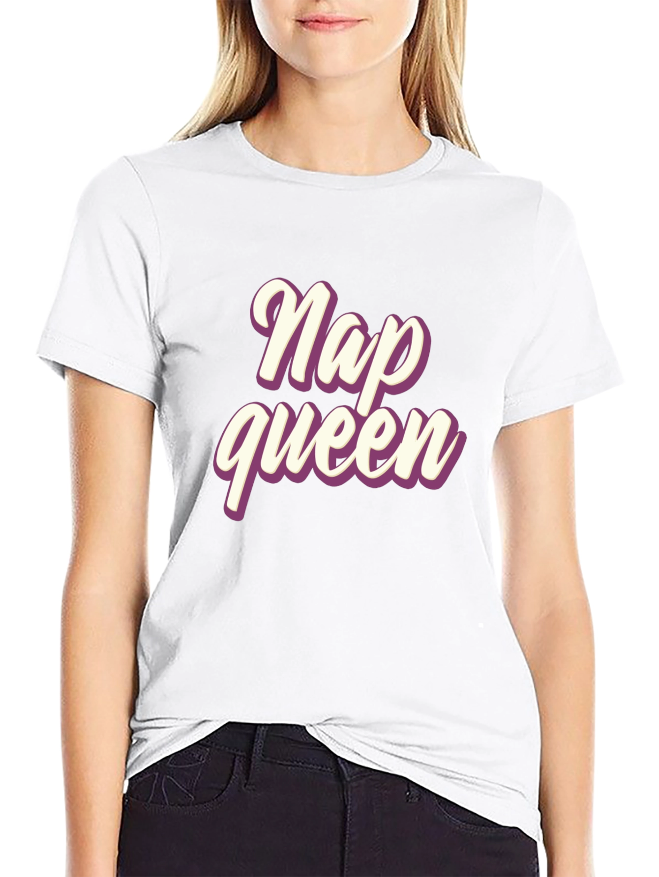 Nap Queen Graphic Tee - Comfy Black T-Shirt
