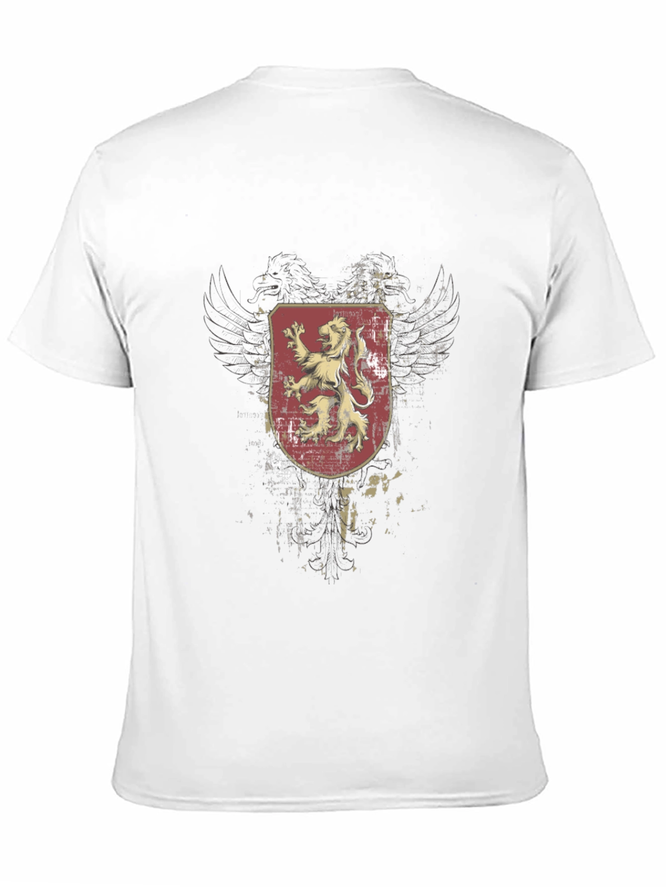 Lion Crest Graphic Black T-Shirt