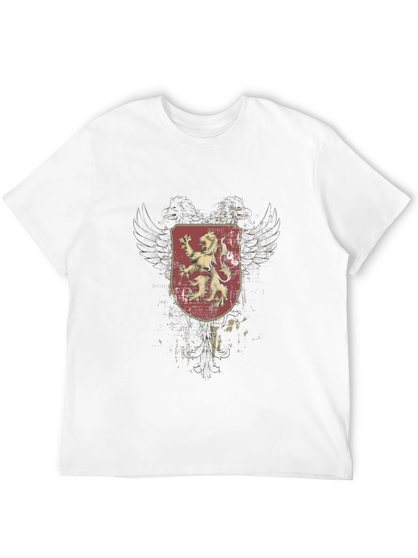 Lion Crest Graphic Black T-Shirt