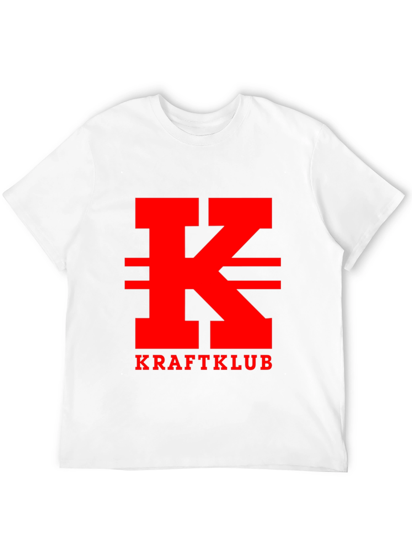 Kraftklub Red Logo Black T-Shirt