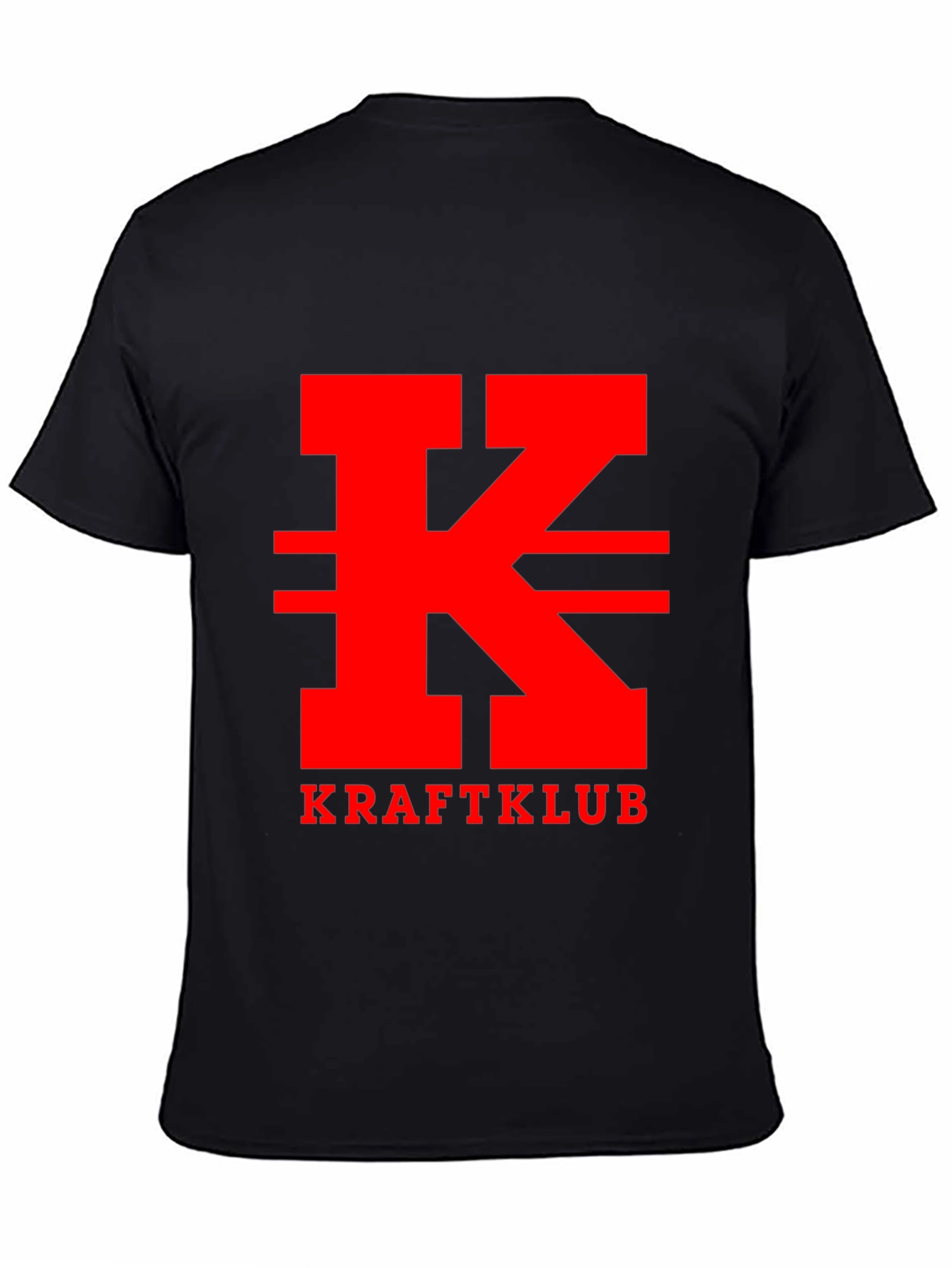 Kraftklub Red Logo Black T-Shirt