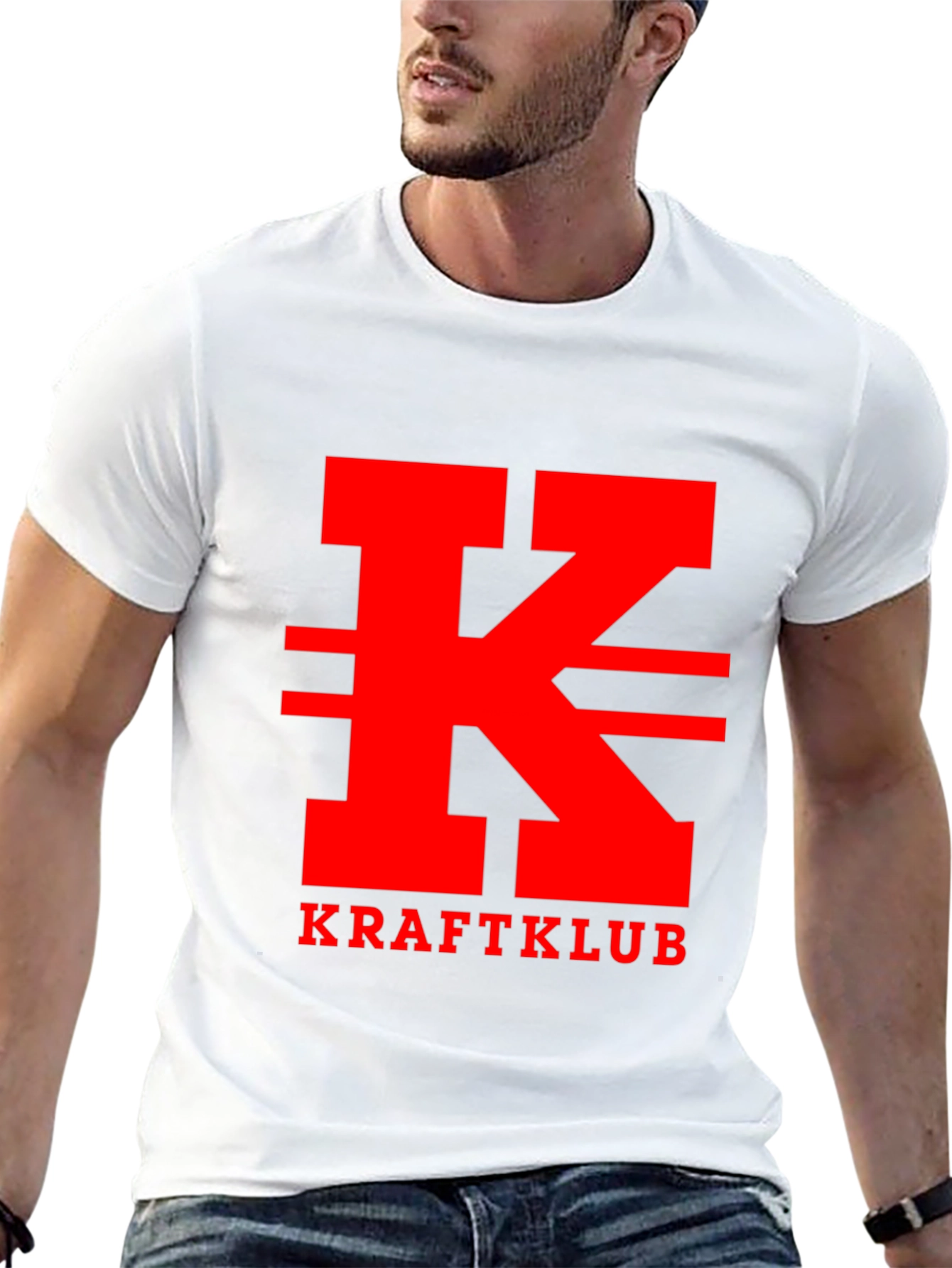Kraftklub Red Logo Black T-Shirt