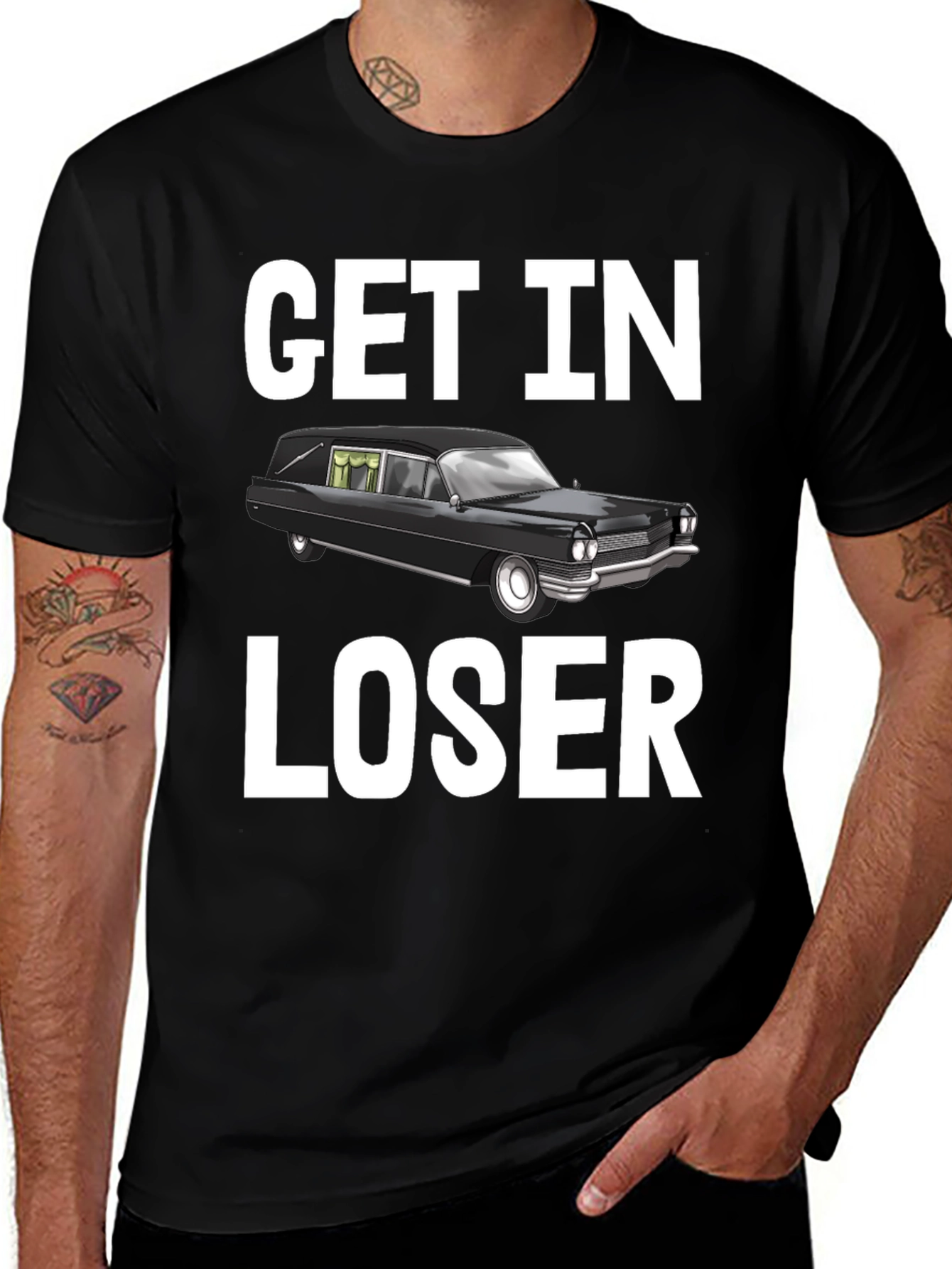 Get In Loser Hearse T-Shirt