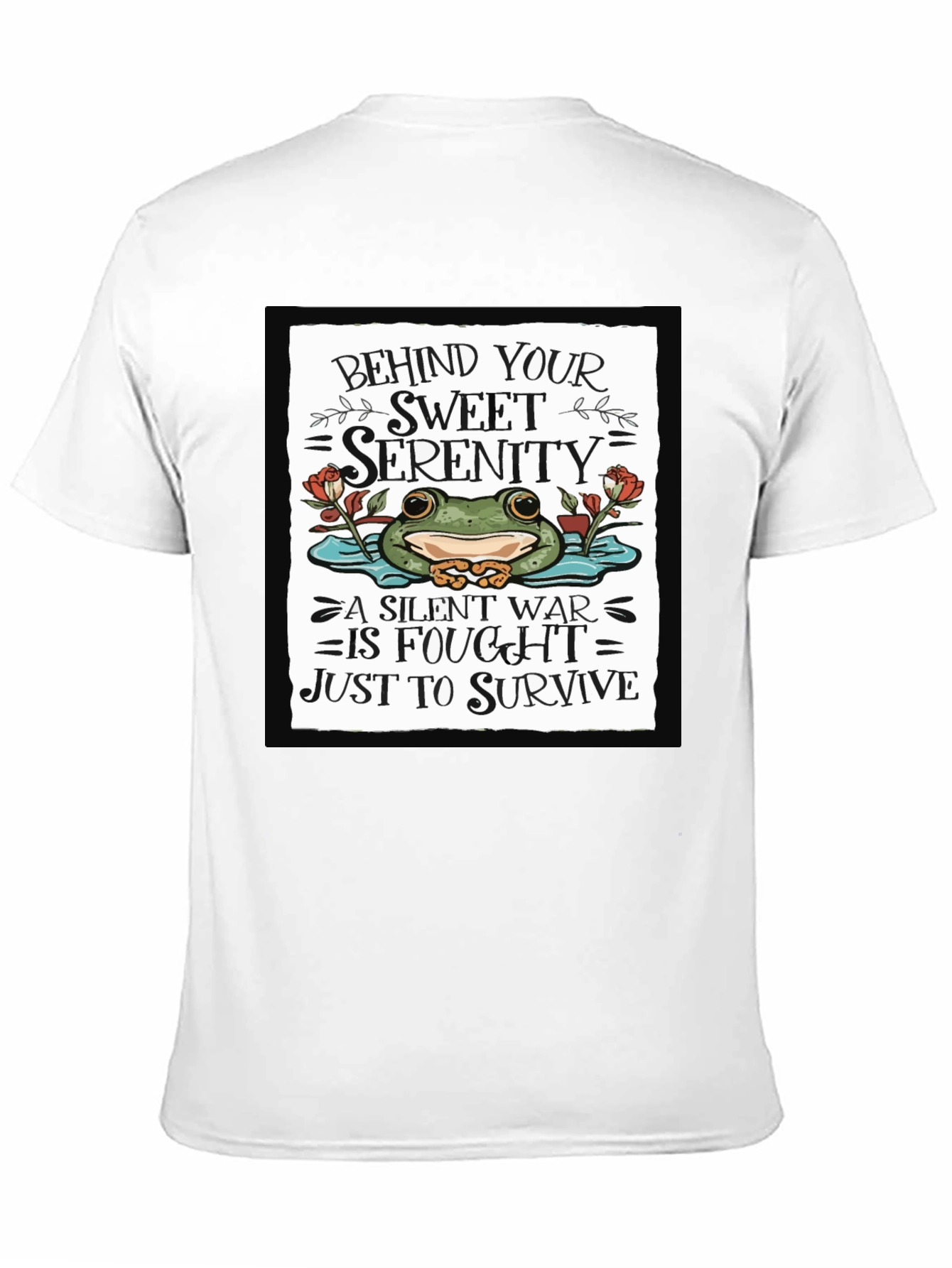 Sweet Serenity Frog Graphic T-Shirt