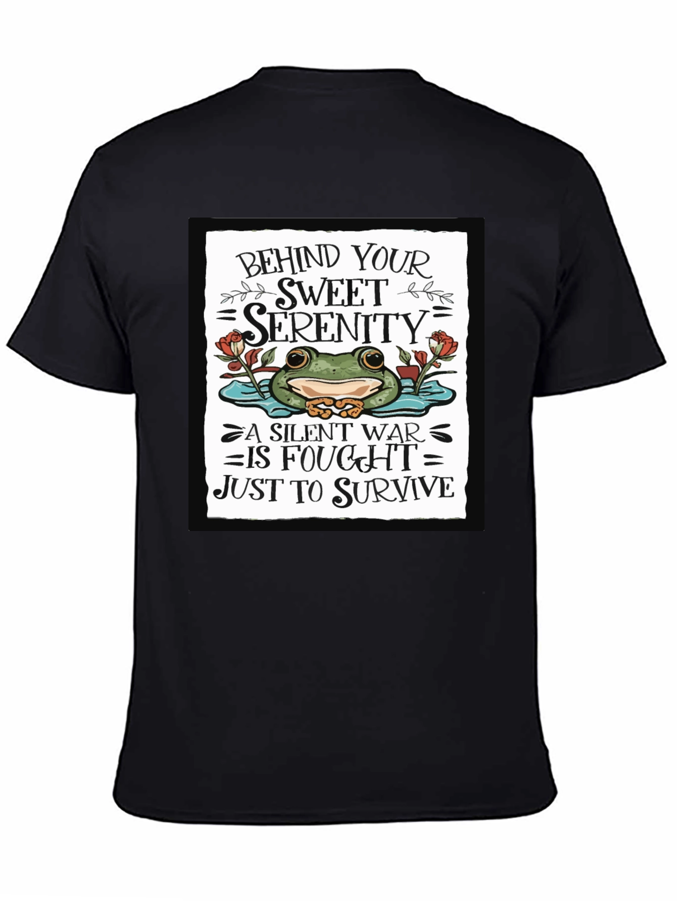 Sweet Serenity Frog Graphic T-Shirt