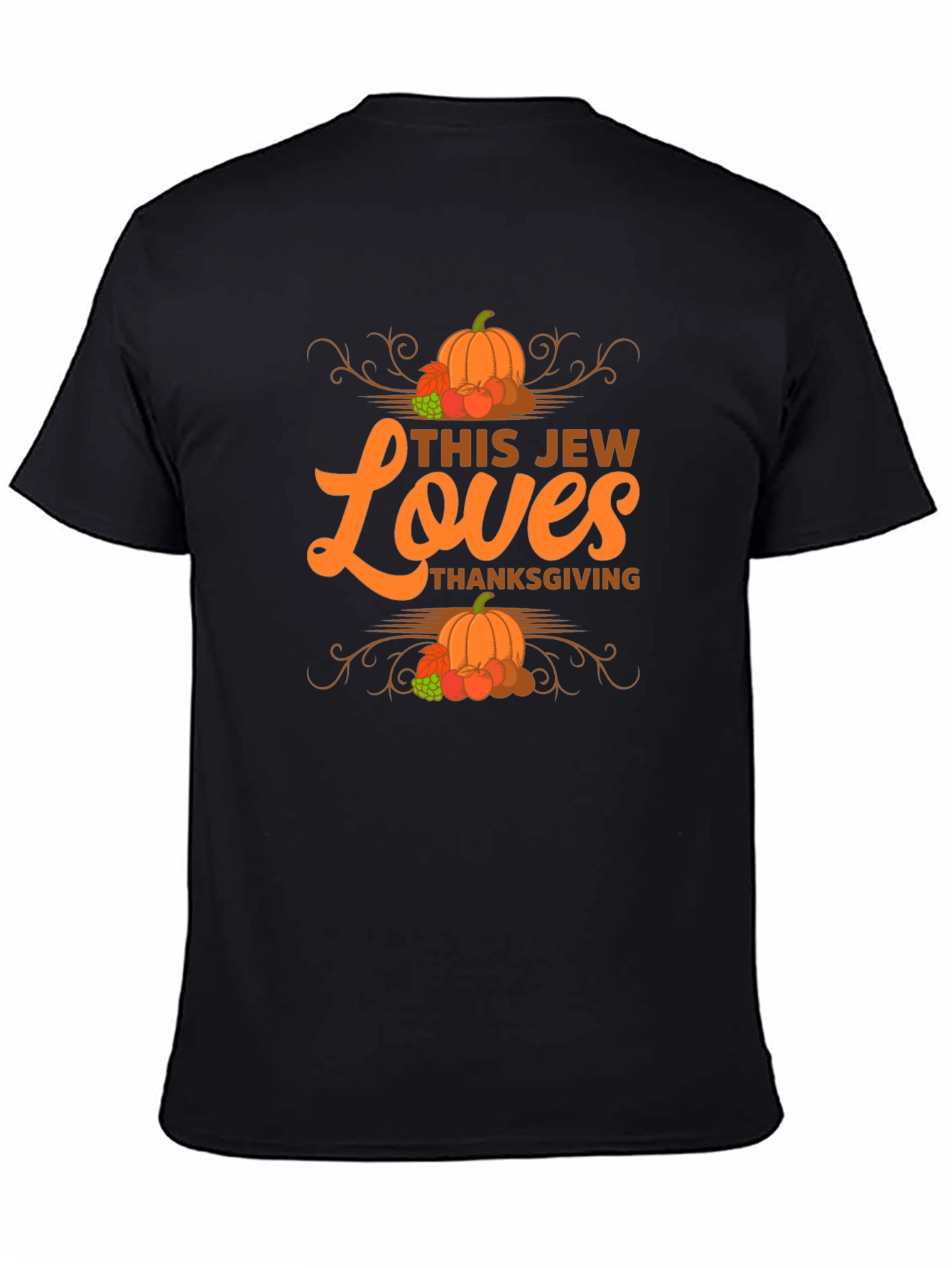 This Jew Loves Thanksgiving T-Shirt - Festive Fall Design