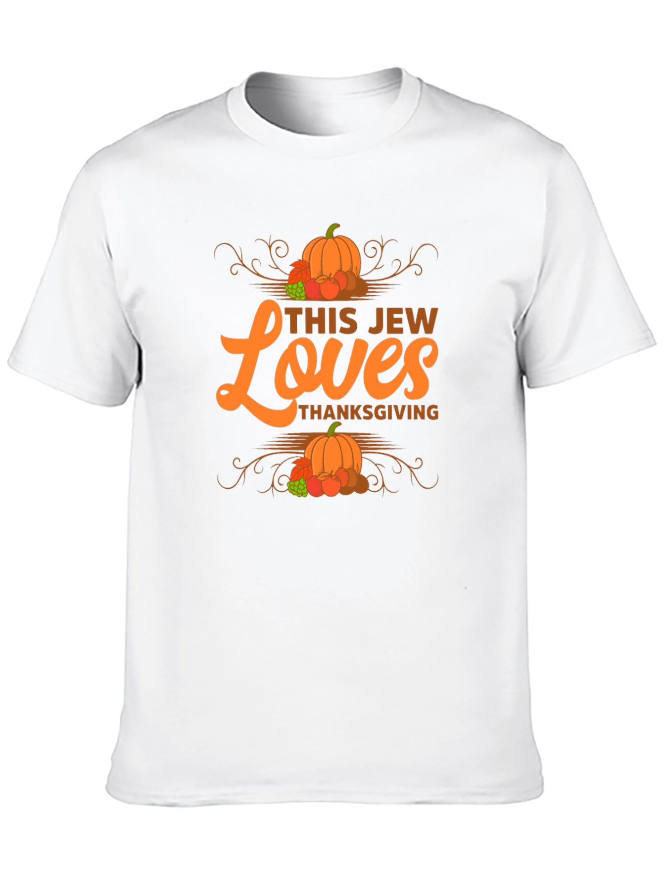 This Jew Loves Thanksgiving T-Shirt - Festive Fall Design
