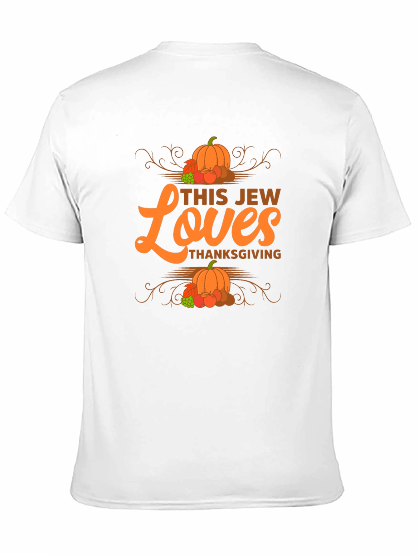 This Jew Loves Thanksgiving T-Shirt - Festive Fall Design