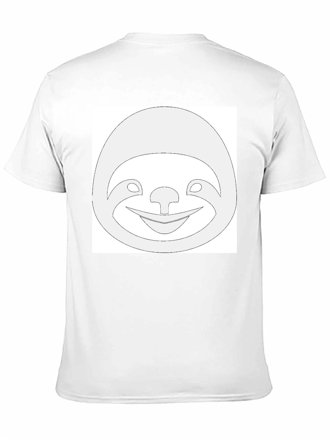Funny Sloth Graphic Tee - Black Cotton T-Shirt