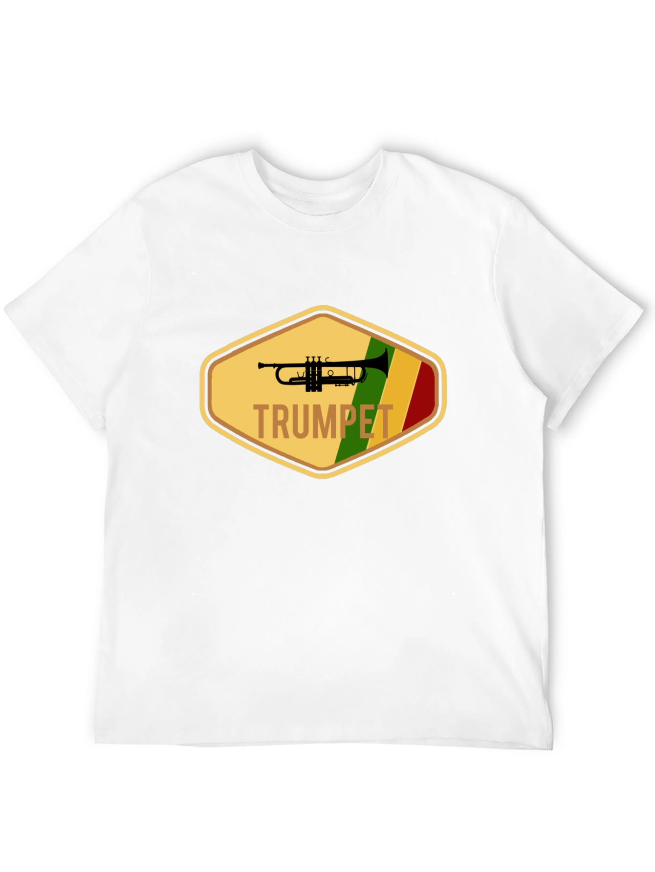 Trumpet Graphic Tee - Black Cotton T-Shirt