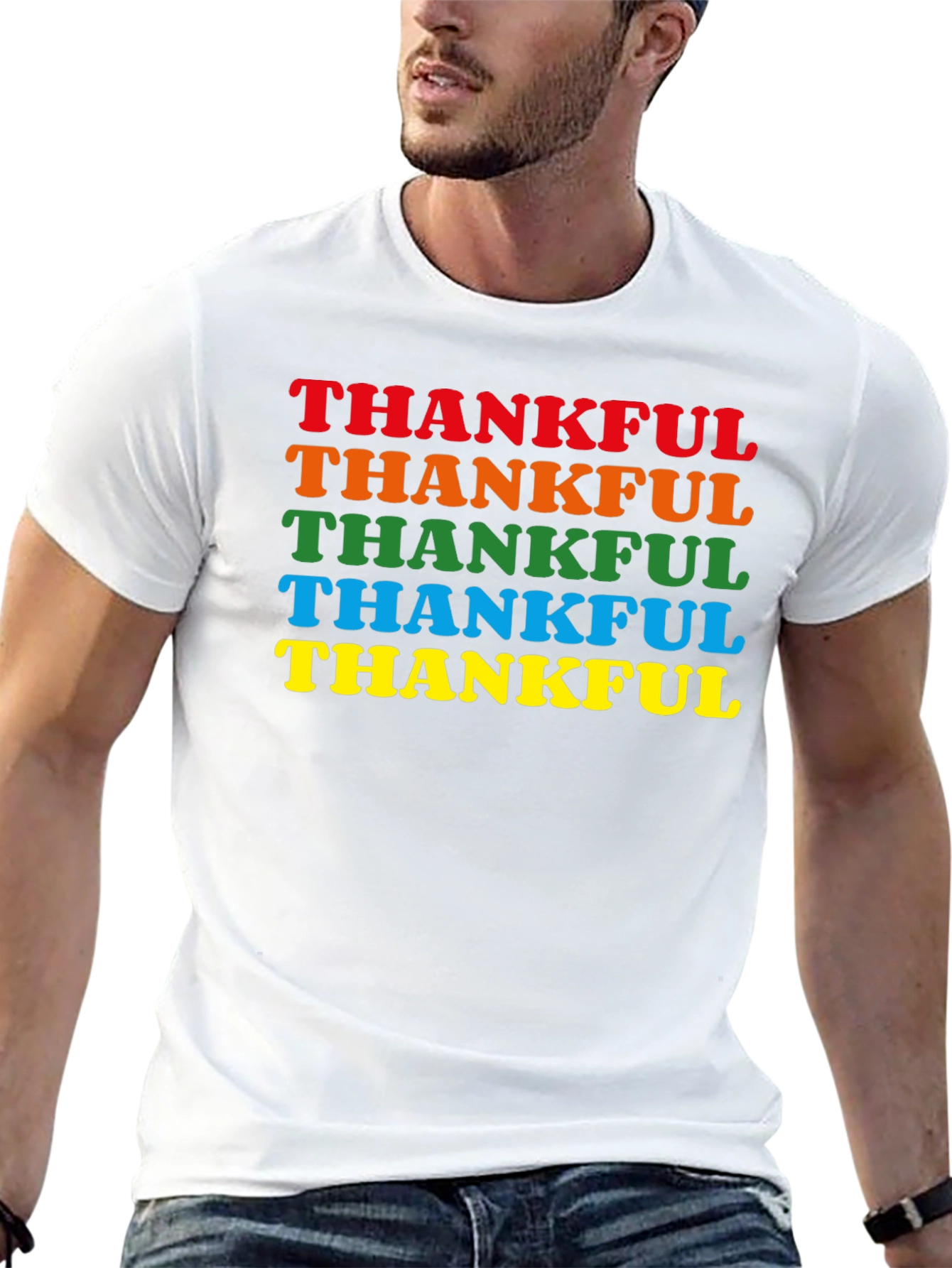 Thankful Rainbow T-Shirt