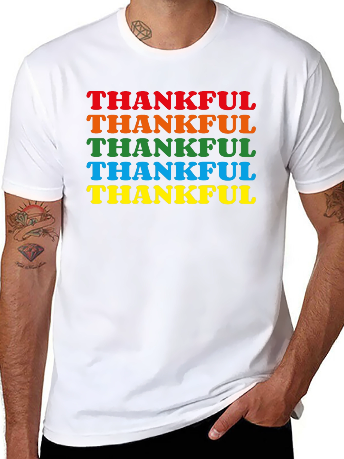 Thankful Rainbow T-Shirt