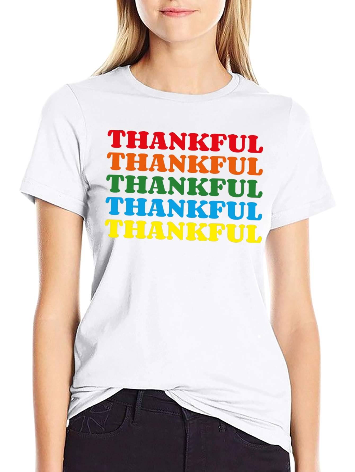 Thankful Rainbow T-Shirt
