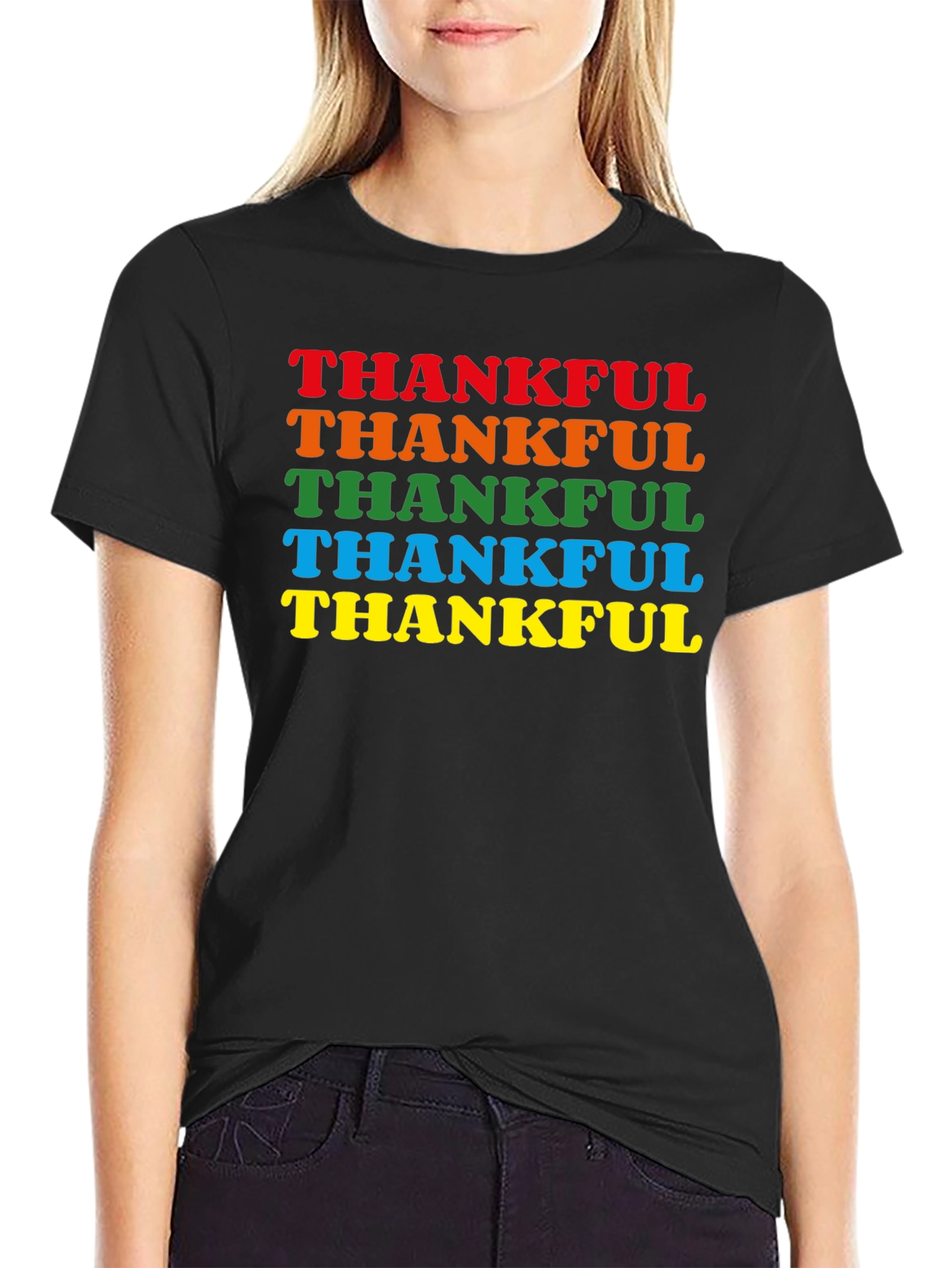 Thankful Rainbow T-Shirt