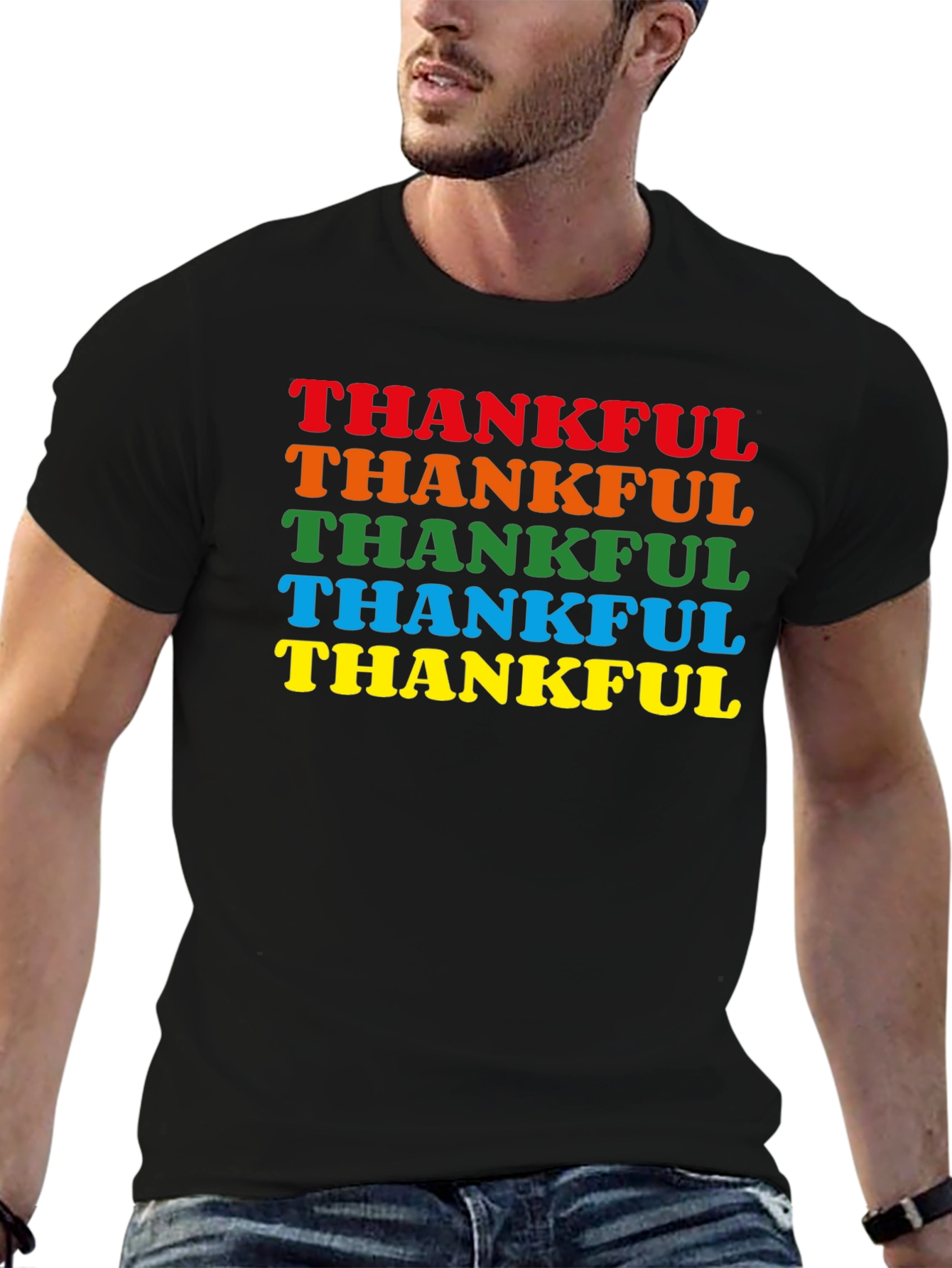 Thankful Rainbow T-Shirt
