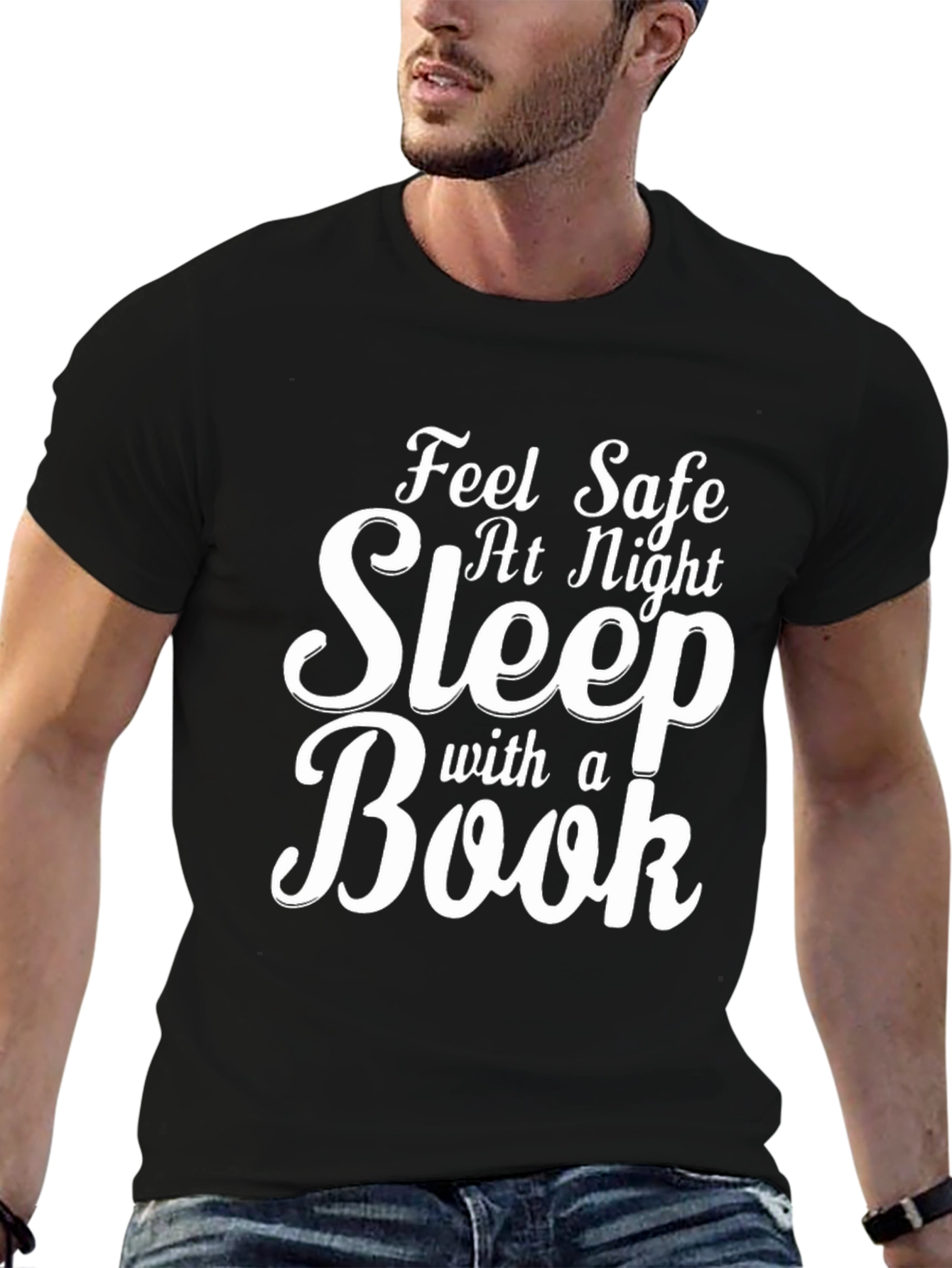 Feel Safe Sleep with a Book T-Shirt