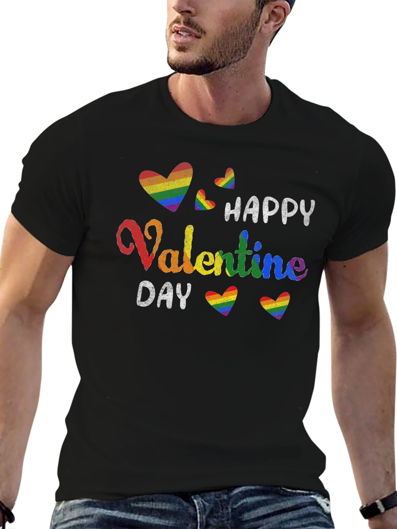 LGBTQ+ Happy Valentines Day Graphic Tee