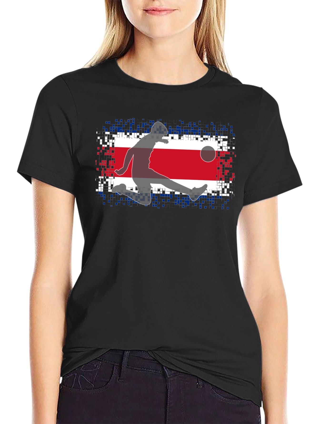 Costa Rica Soccer Flag T-Shirt