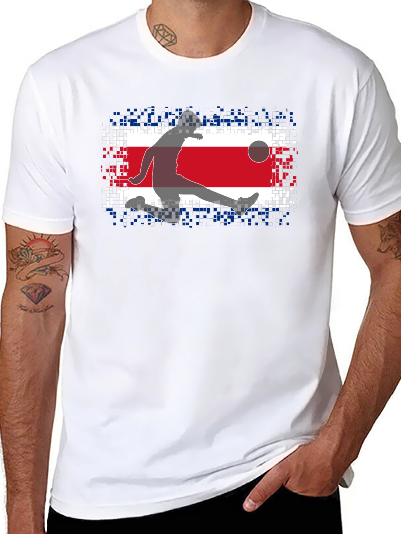 Costa Rica Soccer Flag T-Shirt