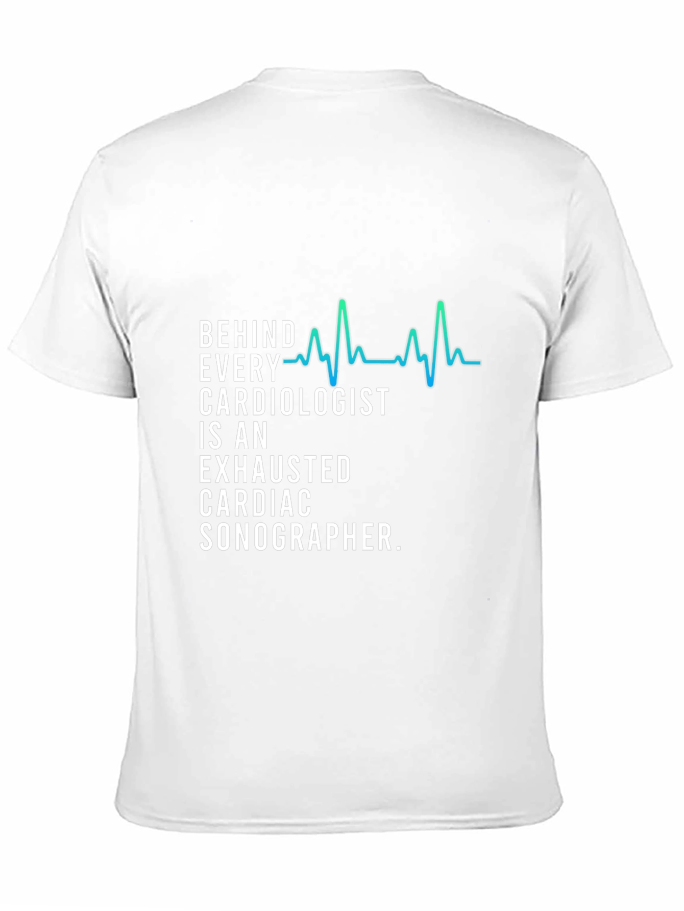Cardiologist/Sonographer Graphic T-Shirt - Black