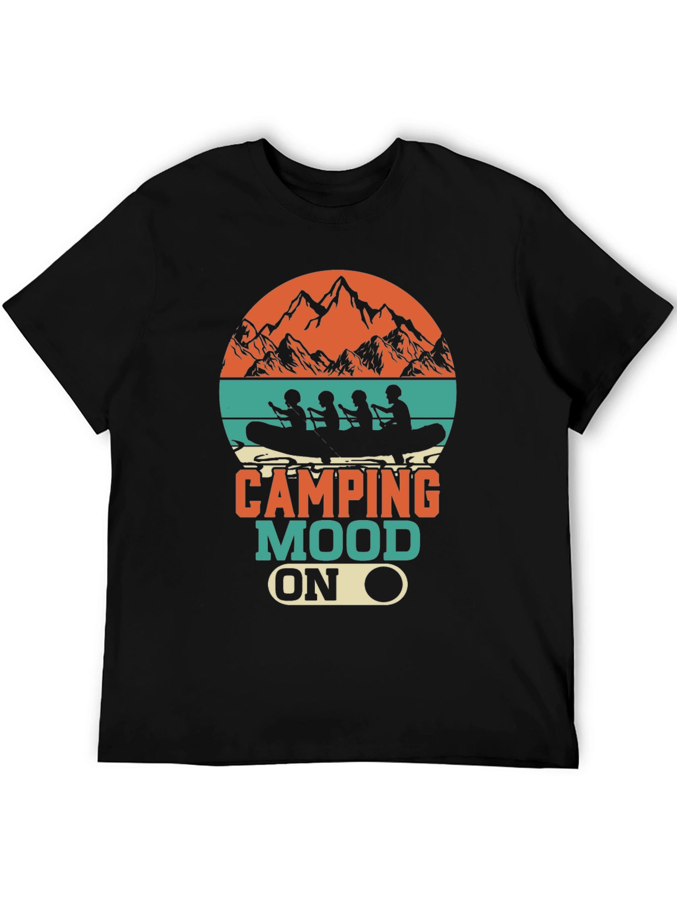 Camping Mood On T-Shirt - Adventure Awaits!