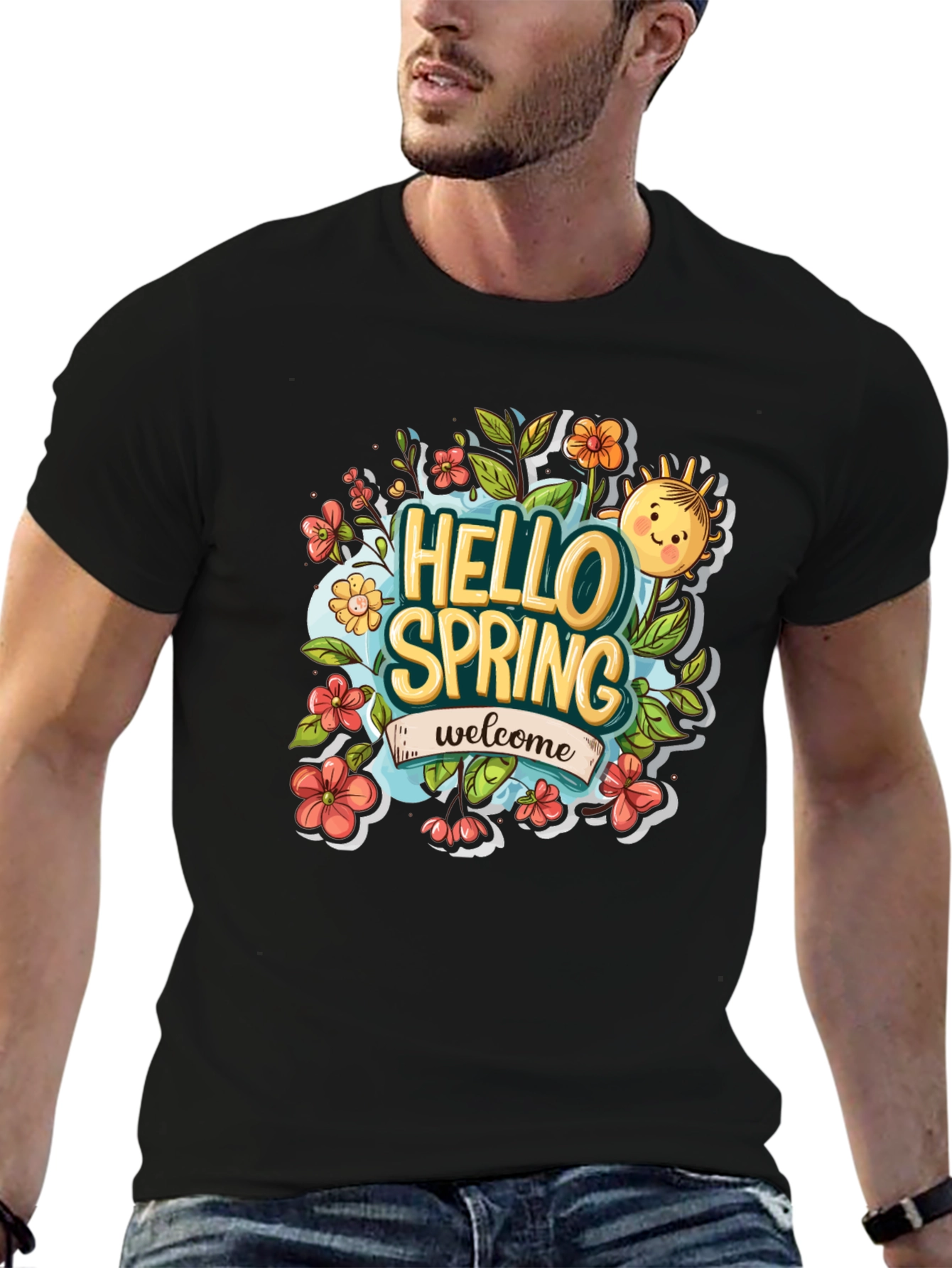 Hello Spring Graphic Tee
