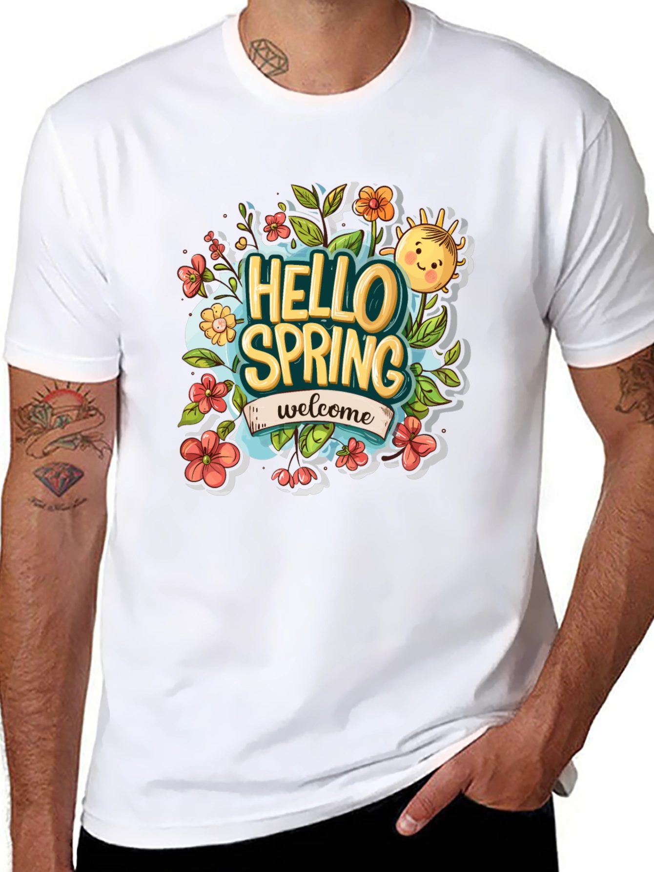Hello Spring Graphic Tee