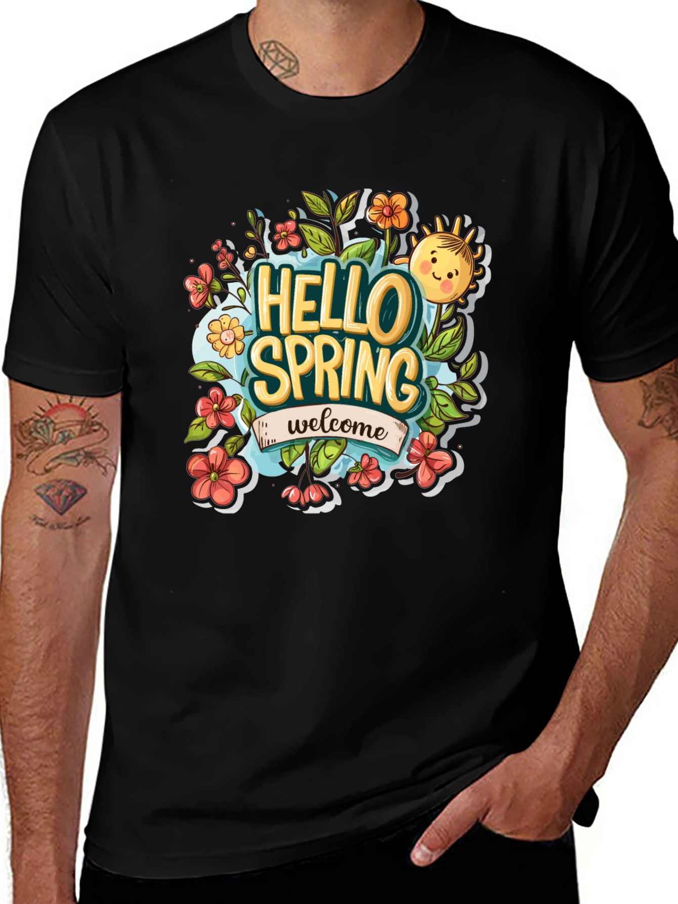 Hello Spring Graphic Tee