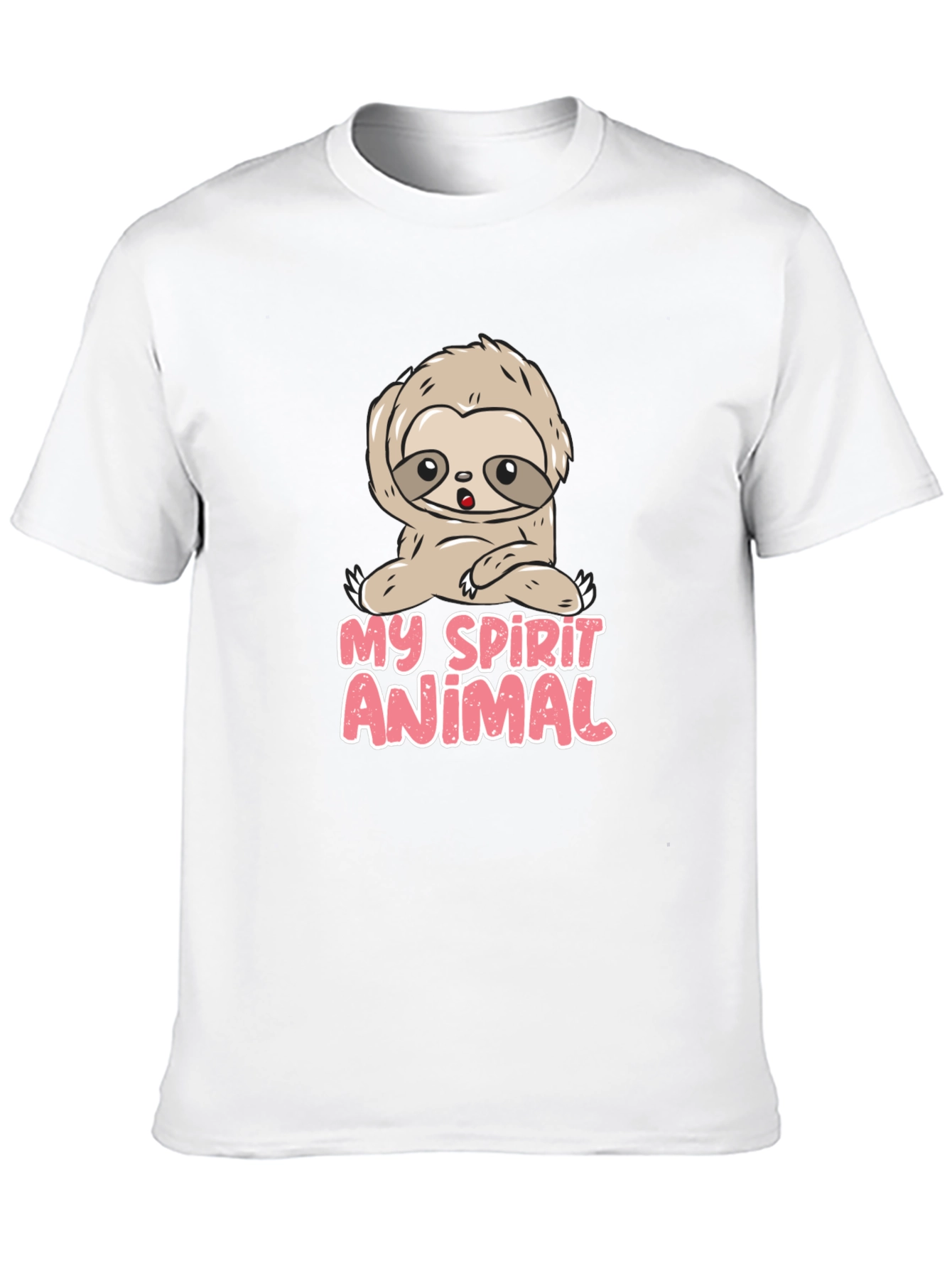 My Spirit Animal Sloth Graphic T-Shirt