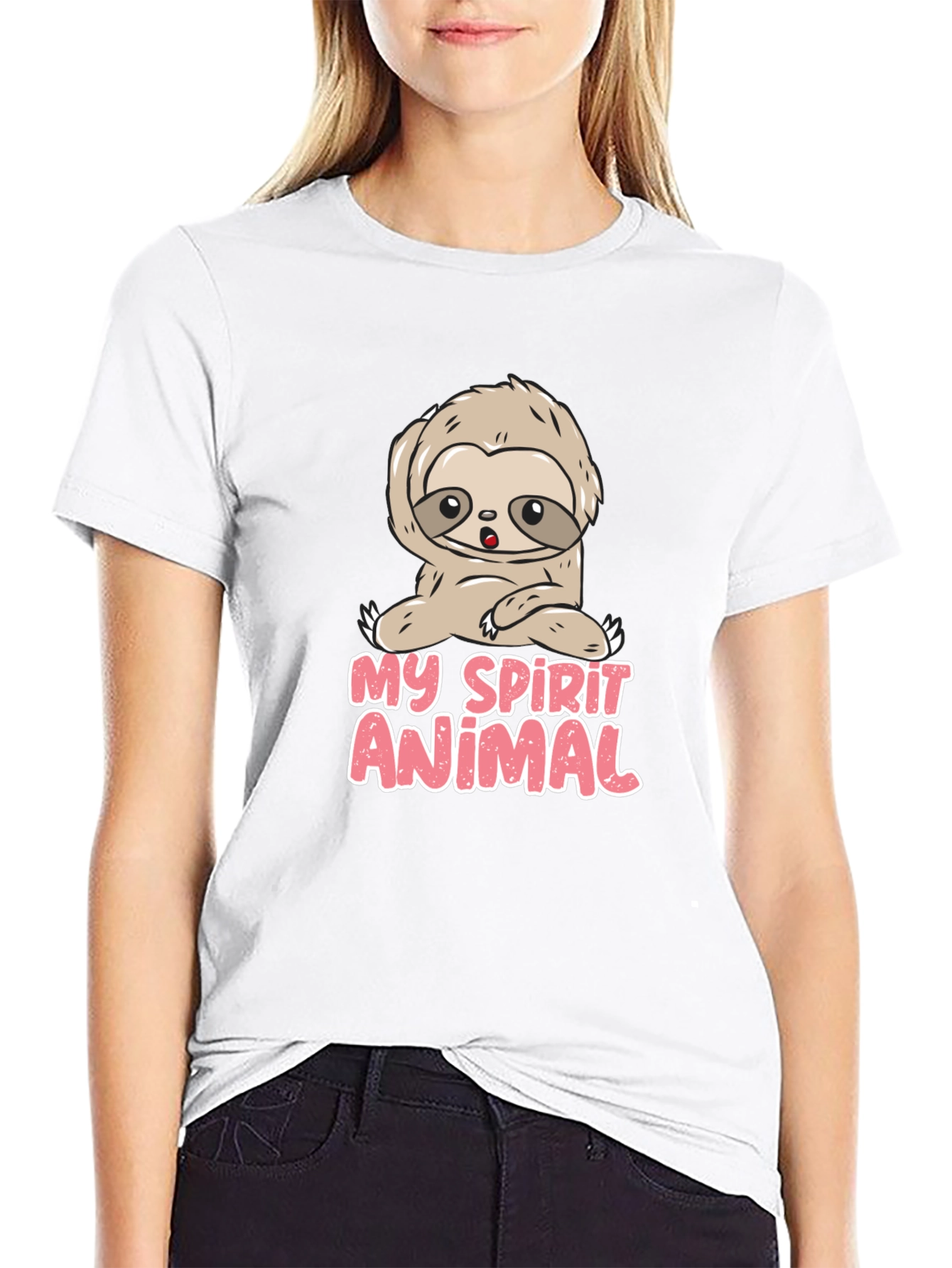 My Spirit Animal Sloth Graphic T-Shirt