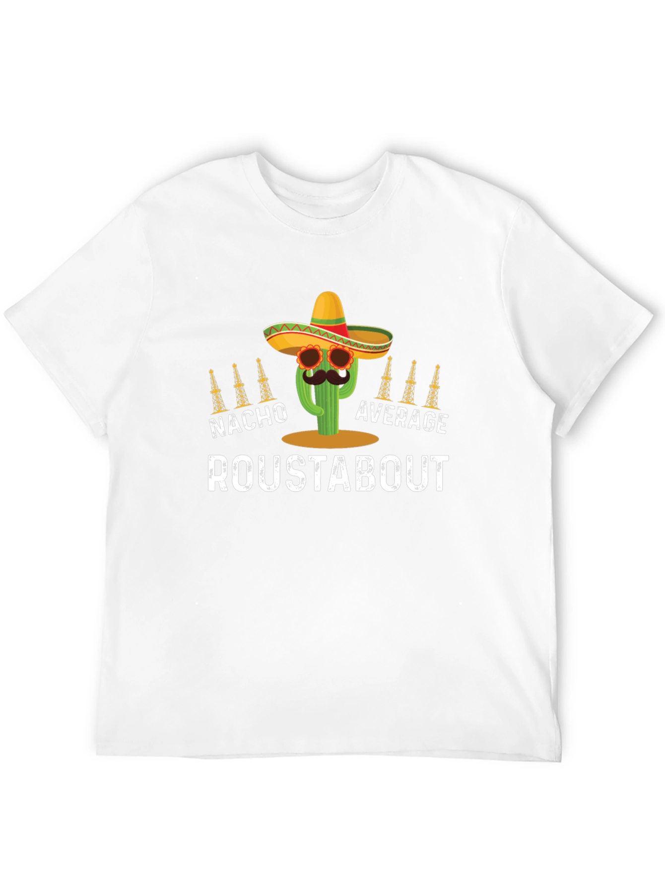 Nacho Average Roustabout Graphic Tee - Black