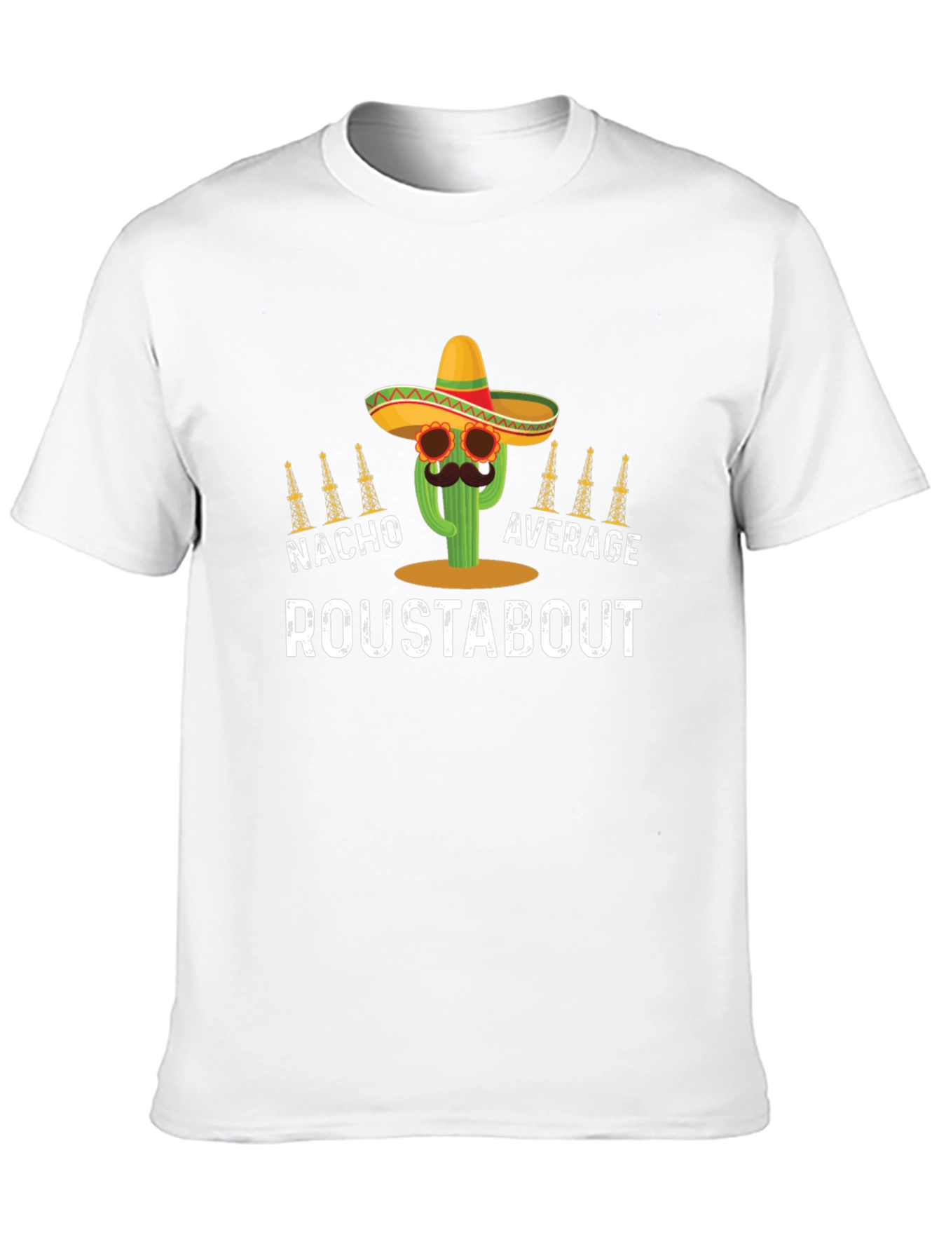 Nacho Average Roustabout Graphic Tee - Black
