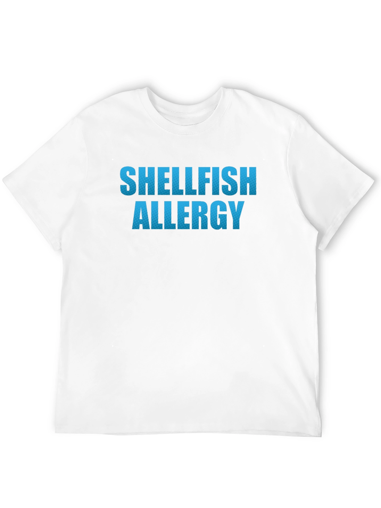 Shellfish Allergy T-Shirt - Black Novelty Tee