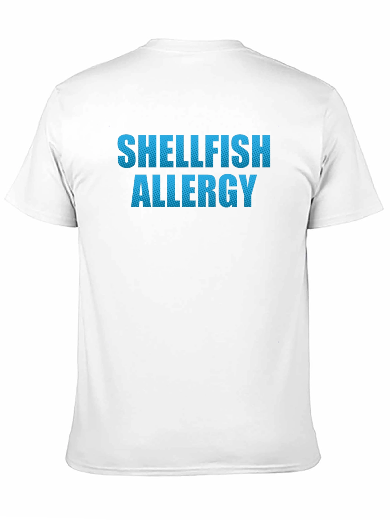 Shellfish Allergy T-Shirt - Black Novelty Tee