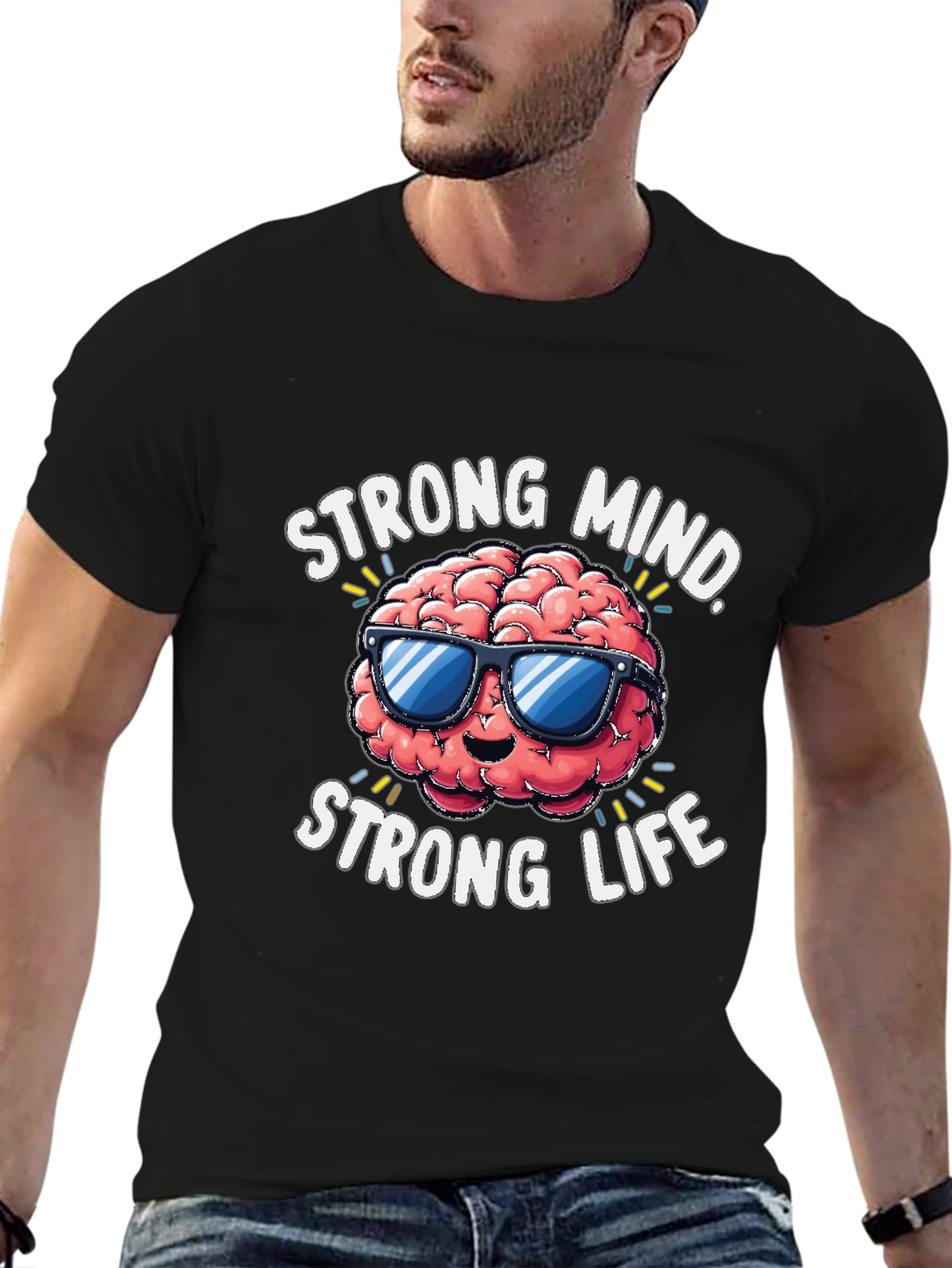 Strong Mind Strong Life Graphic Tee