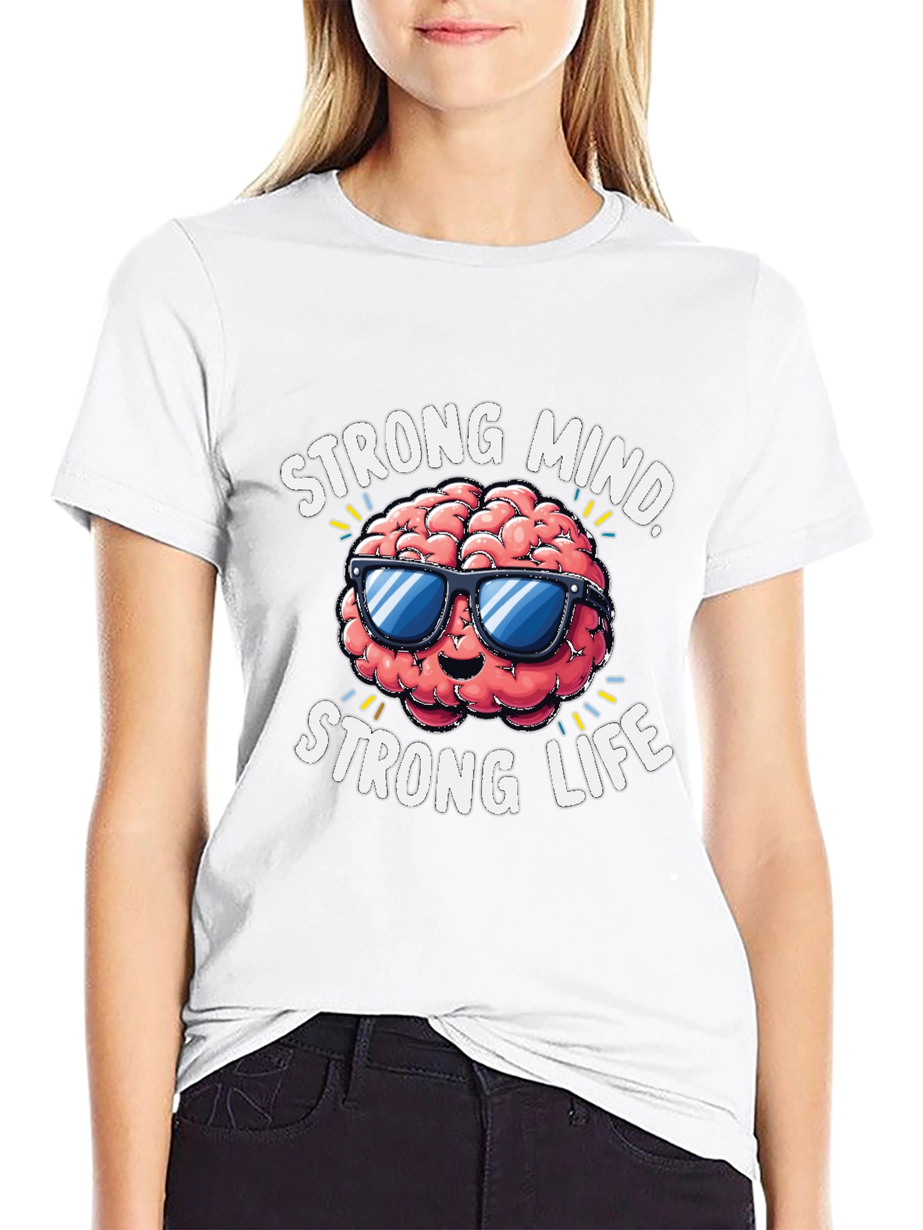 Strong Mind Strong Life Graphic Tee