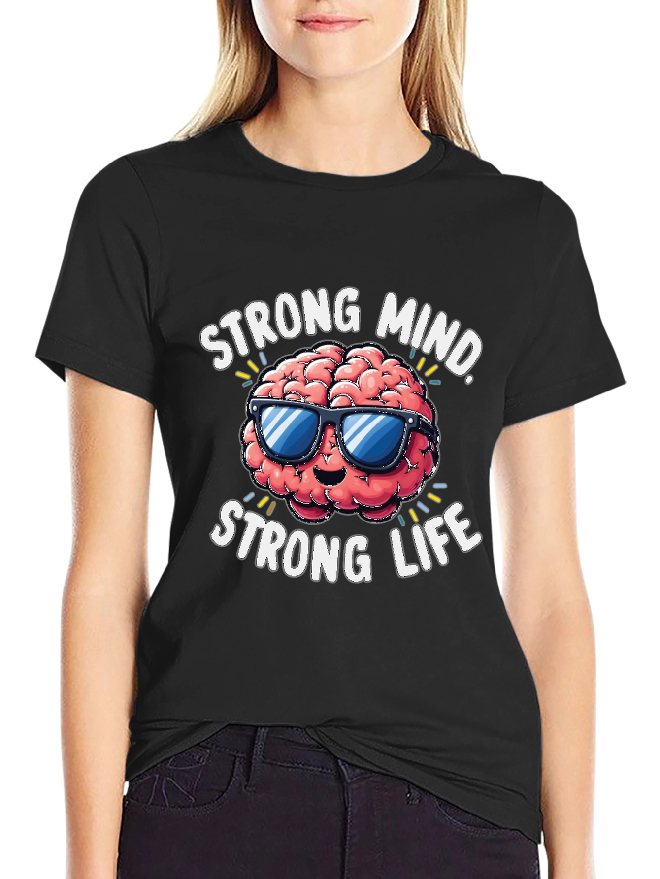 Strong Mind Strong Life Graphic Tee