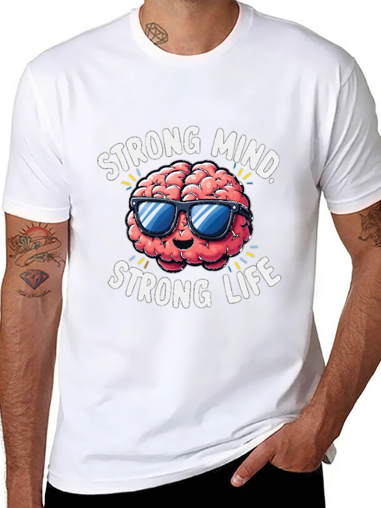 Strong Mind Strong Life Graphic Tee