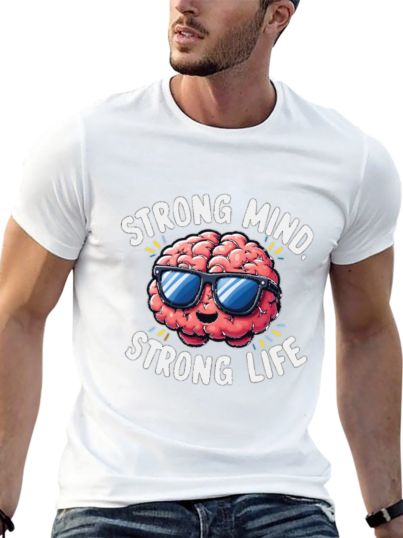 Strong Mind Strong Life Graphic Tee