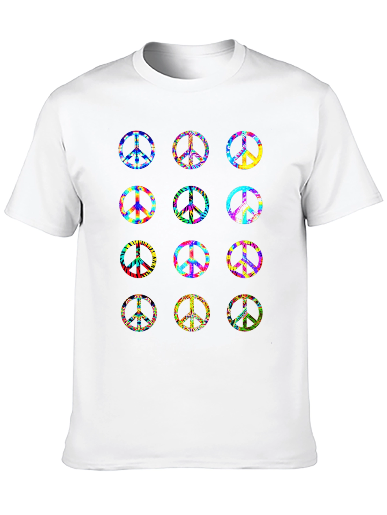 Peace Sign Tie Dye Graphic T-Shirt