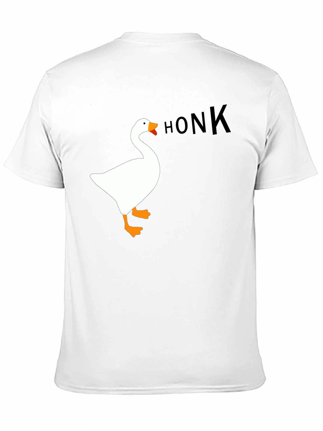 Honk Goose Graphic Tee - Black Unisex T-Shirt