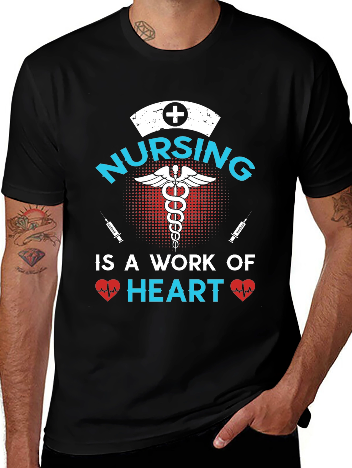 Nursing is a Work of Heart T-Shirt