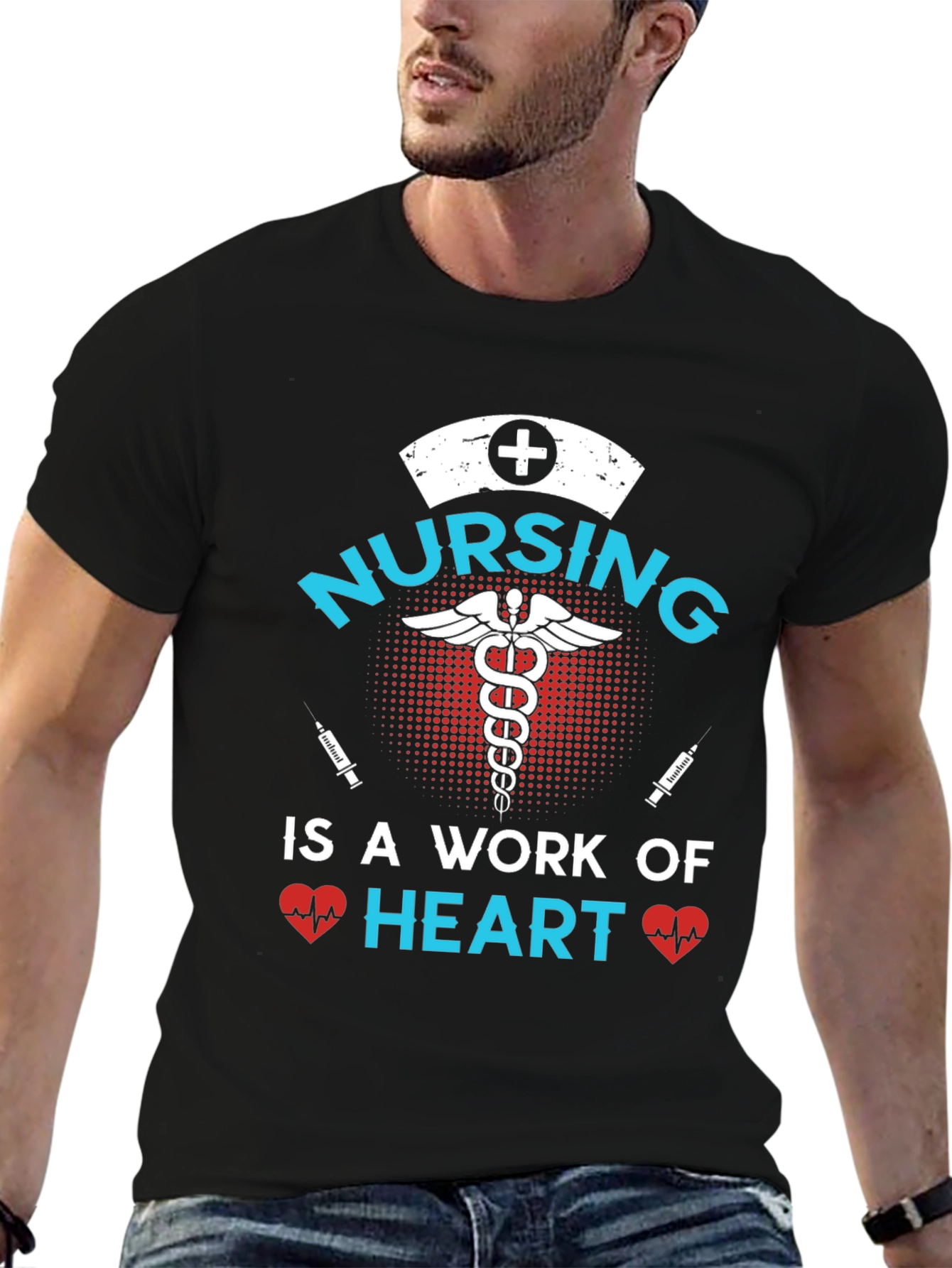 Nursing is a Work of Heart T-Shirt