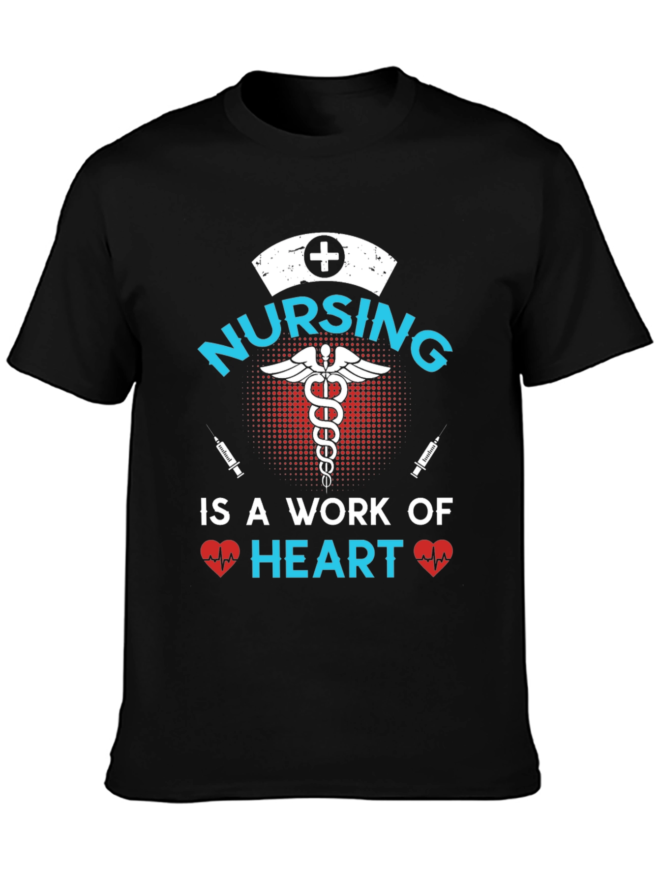 Nursing is a Work of Heart T-Shirt