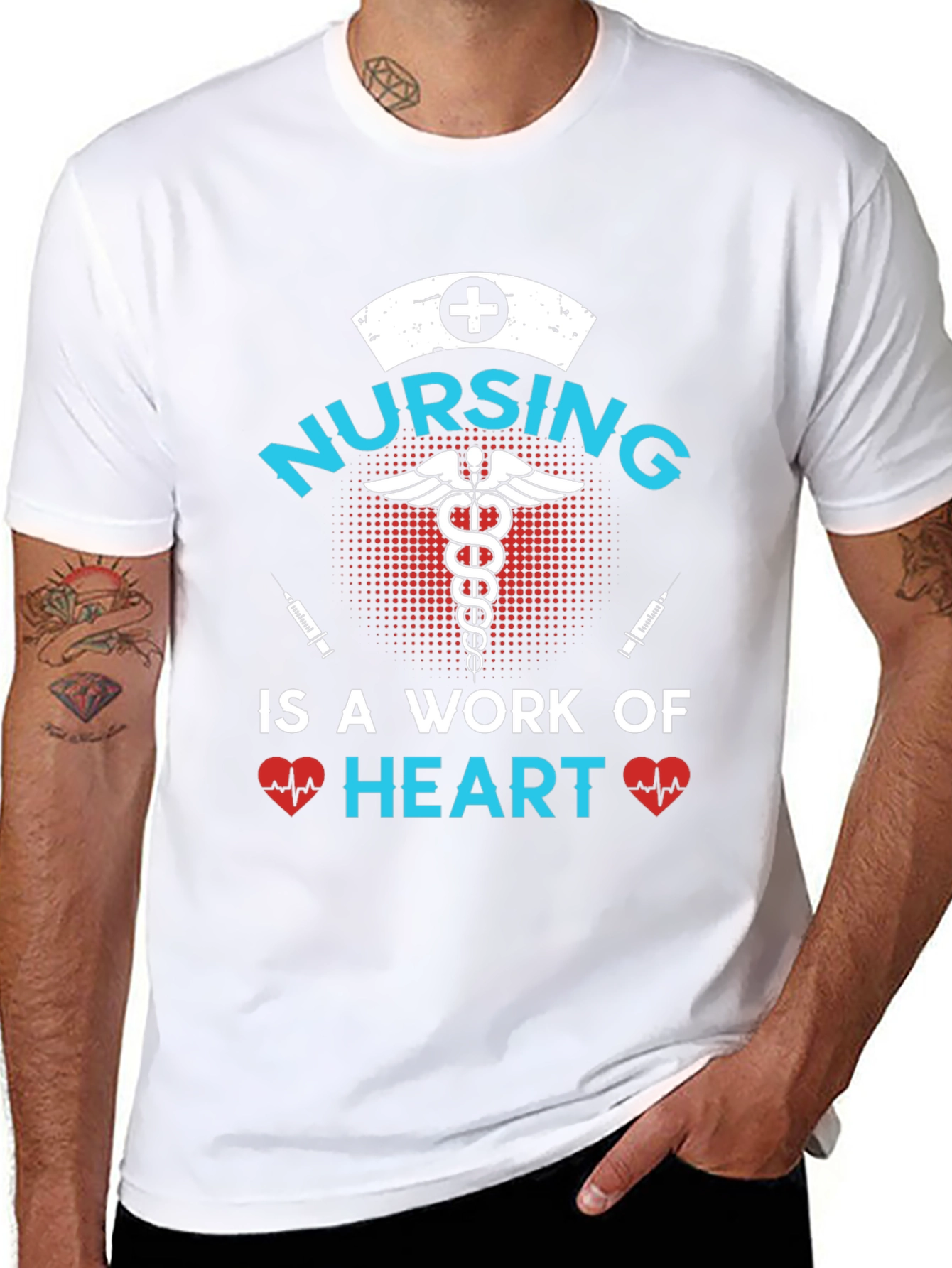 Nursing is a Work of Heart T-Shirt